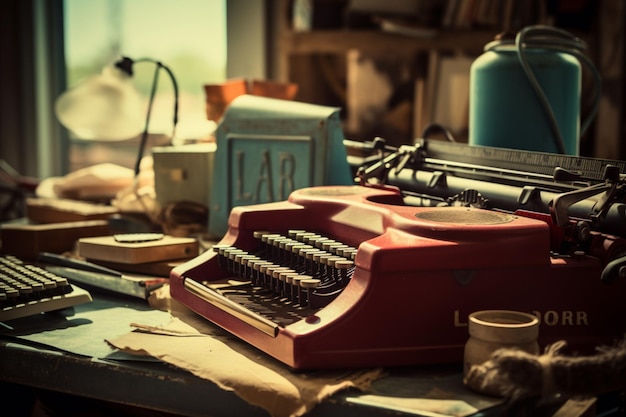 máquina de escrever vintage