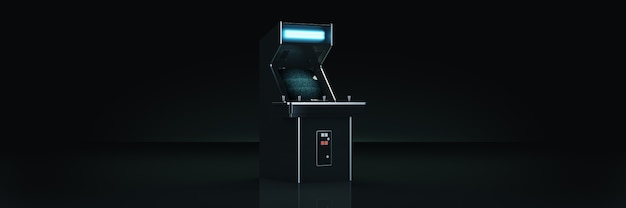 Máquina de jogo de arcade vintage