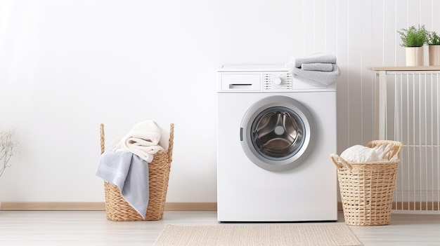 máquina de lavar moderna
