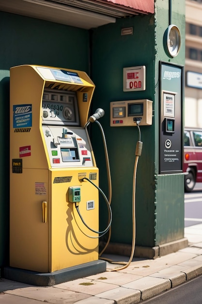 Máquina de reabastecimento automático de posto de gasolina, equipamento de trabalho, máquina de venda automática de pilha de carregamento