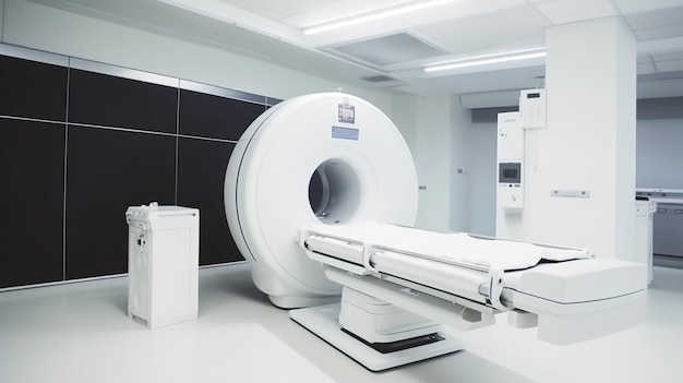 Máquina de ressonância magnética no hospital generative ai