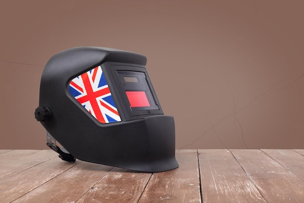 Máquina de solda de máscara de ferramenta industrial bandeira do Reino Unido