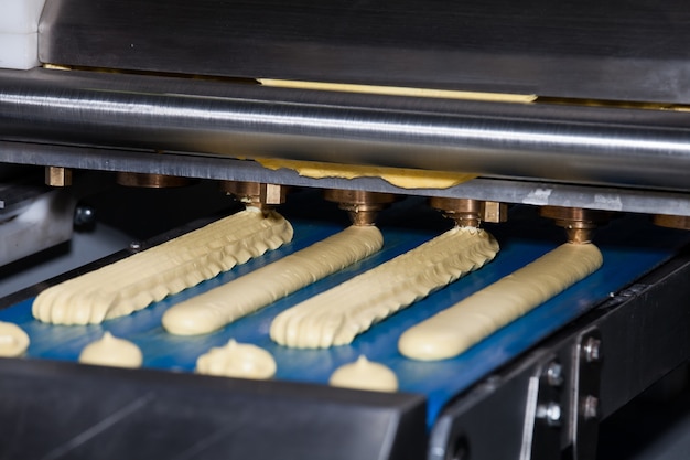 Máquina de depósito de galletas, equipos en la industria de la panadería