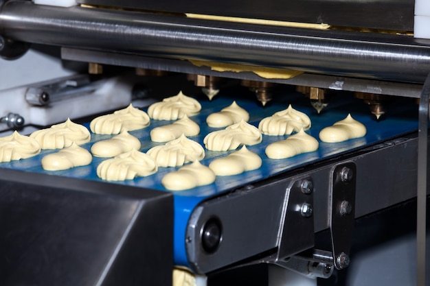 Máquina de depósito de galletas, equipos en la industria de la panadería