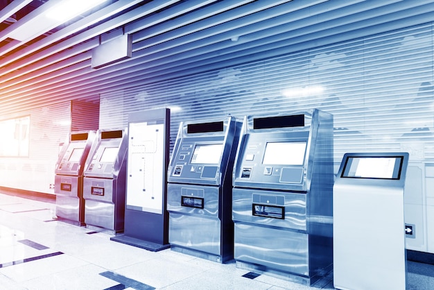 Foto máquina expendedora automática de billetes de metro de nanchang