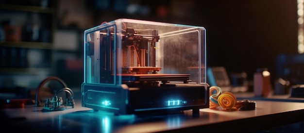 máquina impressora 3D Generative Ai