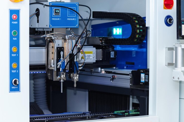 Foto máquina de recubrimiento automático para placas de circuitos impresos