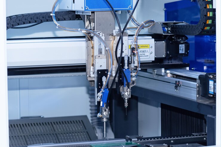 Foto máquina de recubrimiento para placas de circuitos impresos