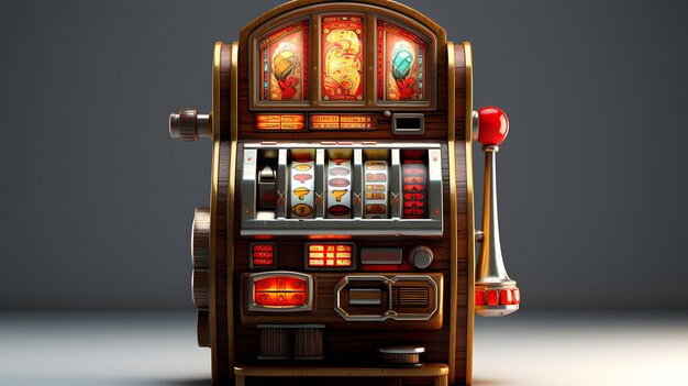Foto la máquina tragamonedas gana el premio mayor 777 el concepto del gran premio mayor del casino