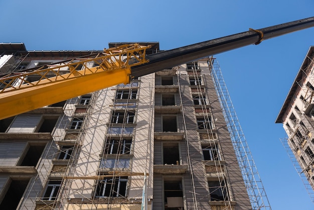 Maquinaria de construcción y edificios