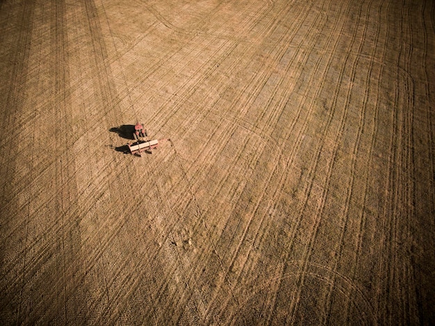 Máquinas agrícolas de semeadura direta em La Pampa Patagônia Argentina