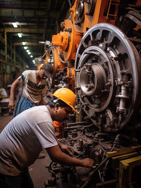 Foto máquinas industriales en bangladesh