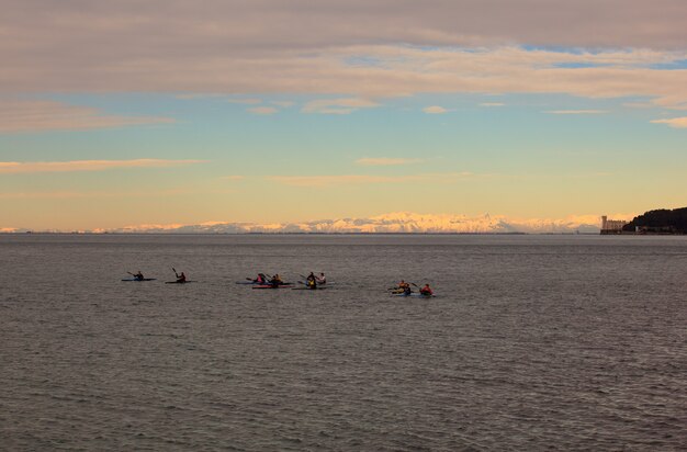 Mar a remo, Trieste