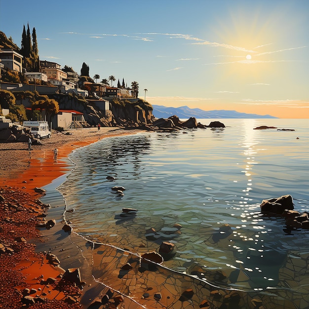 El mar de Alba Panorama 1