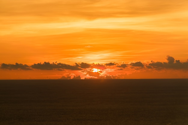 Mar del atardecer