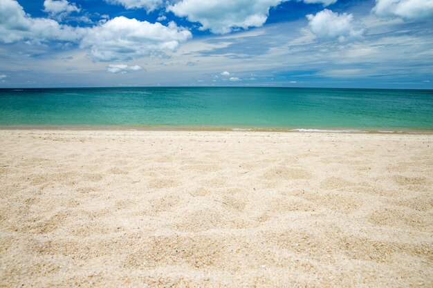 Mar azul y cielo azul