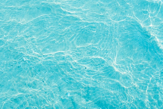 Mar azul claro abstrato