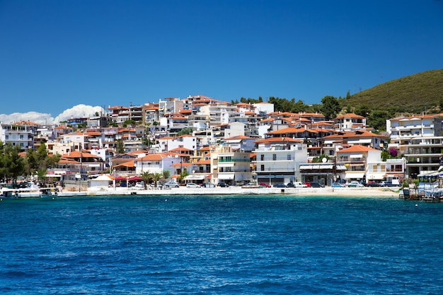 Mar azul en Grecia