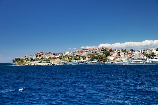 Mar azul en Grecia