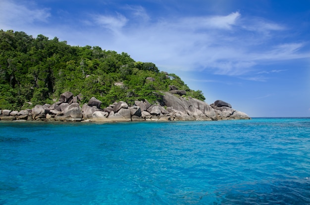 Mar azul Similan