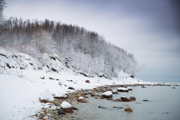 Mar Báltico no inverno