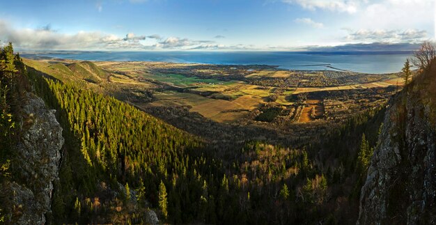 Mar y bosque desde la montaña StJoseph vistaxA