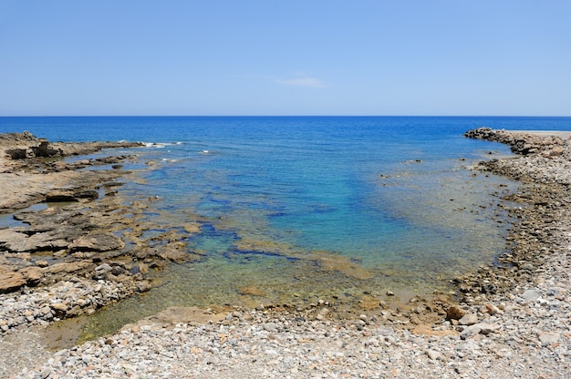 Mar e praia. Paisagem bonita