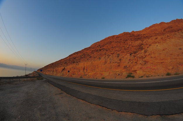 Mar Muerto Israel Amanecer en la orilla