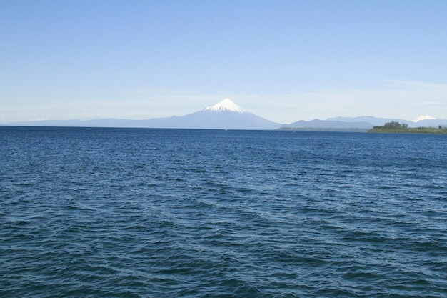 Mar y playa en Puerto Varas Chile