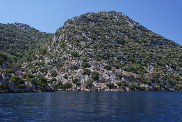 Mar y rocas en Turquía