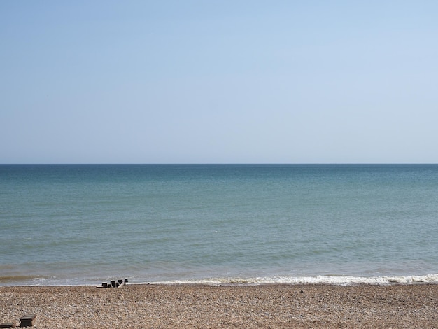 Mar visto desde la playa