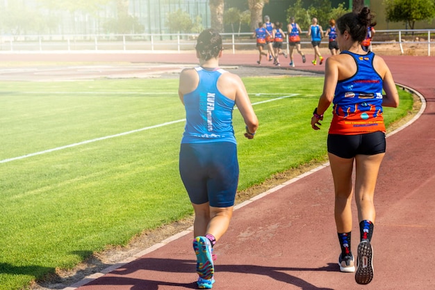 Marathonläuferbeine laufen weiter