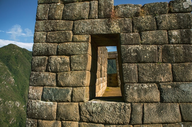 Maravilha do Mundo Machu Picchu no Peru