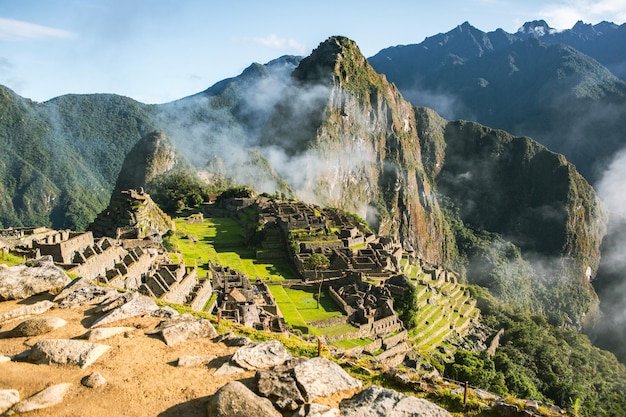 Maravilha do Mundo Machu Picchu no Peru