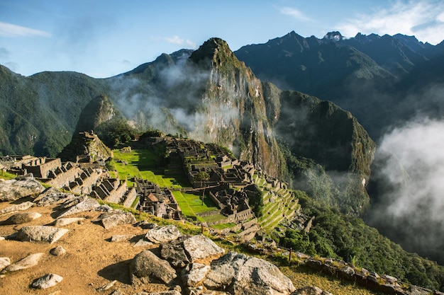 Maravilha do Mundo Machu Picchu no Peru