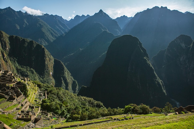 Maravilha do Mundo Machu Picchu no Peru