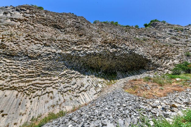 Maravilla geológica única La sinfonía de las piedras cerca de Garni Armenia