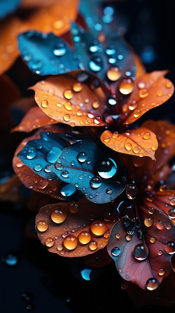 Maravillas frondosas Fotografía macro de la naturaleza con hojas