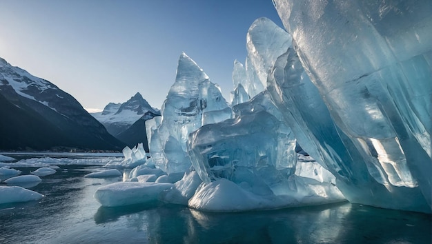 Las maravillas de los glaciares Se maravillan de las esculturas de hielo en los glaciares suizos