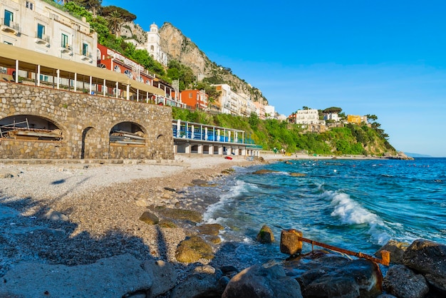 La maravillosa isla de Capri Amalfi costa bahía de Nápoles Italia