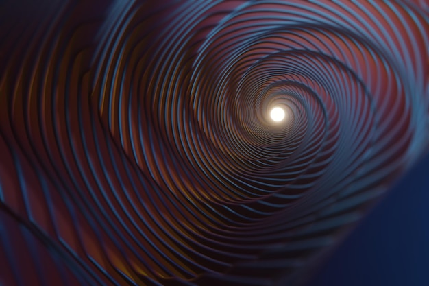 maravilloso abstracto colorido remolino proporción de oro fondo estallido de estrellas onda dinámica 3d renderización mal