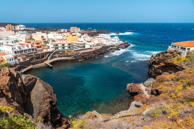 Maravilloso en el pueblo de Tamaduste en la isla de El Hierro Islas Canarias España