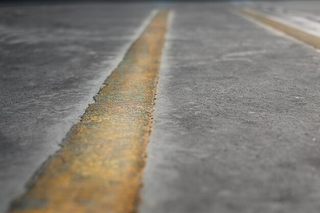 Marcação do estacionamento à noite