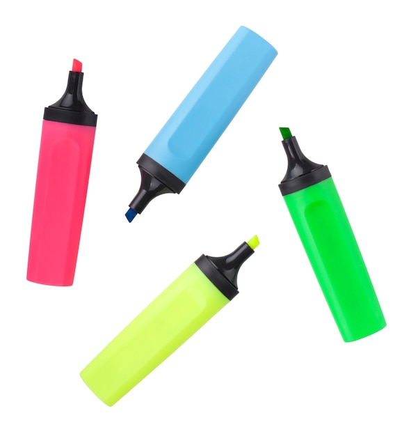 Marcadores multicolores