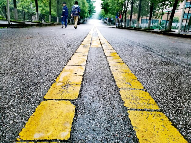 Foto marcaje de las carreteras