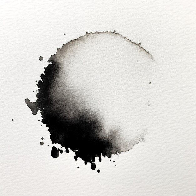 Foto marcas de tinta de aquarela