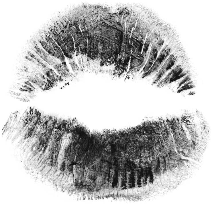 Foto marcas ligeras en los labios
