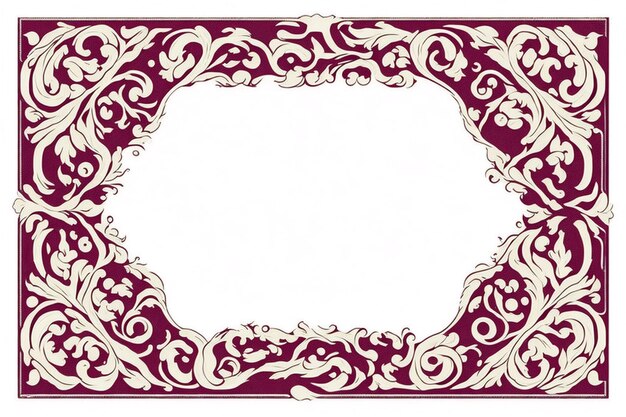 marco decorativo ornamental clásico vectorial