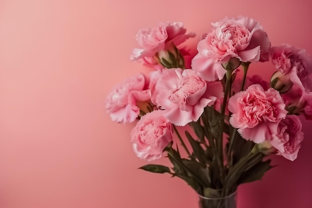 Marco floral con rosas blancas y espacio vacío generado por IA