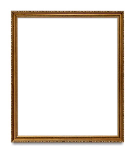 Marco de imágenes de bronce transparente png